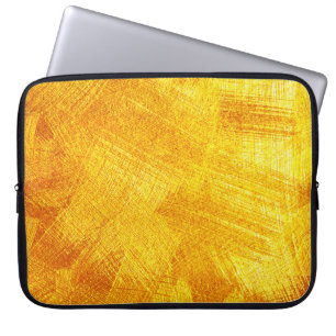 Funda Para Portátil Textura dorada de lujo, fondo abstracto.