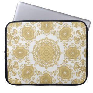 Funda Para Portátil Textura ornamental vintage sin foco, oriental, med