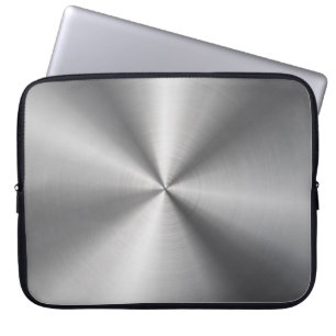 Funda Para Portátil Textura radial metálica personalizada
