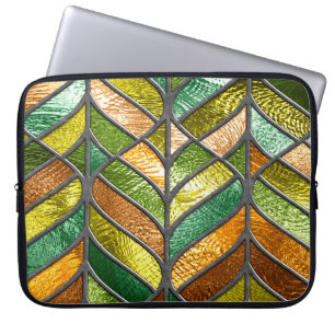 Funda Para Portátil Textura transparente de vidrio manchado con patrón