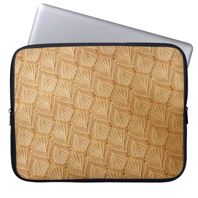 Funda Para Portátil texturas de tela de encaje (Frente)