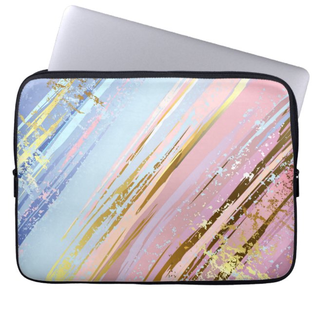 Funda Para Portátil Textured Pink Background (Frente)