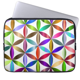 Funda Para Portátil The Amazing Flower of Life on an Electronics Bag