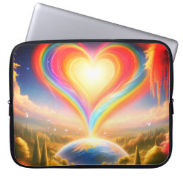 Funda Para Portátil The Balloon of Love All Over Earth Electronics Bag