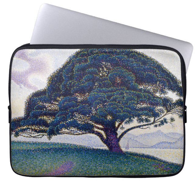 Funda Para Portátil The Bonaventure Pine, Oil Painting, Paul Signac (Frente)