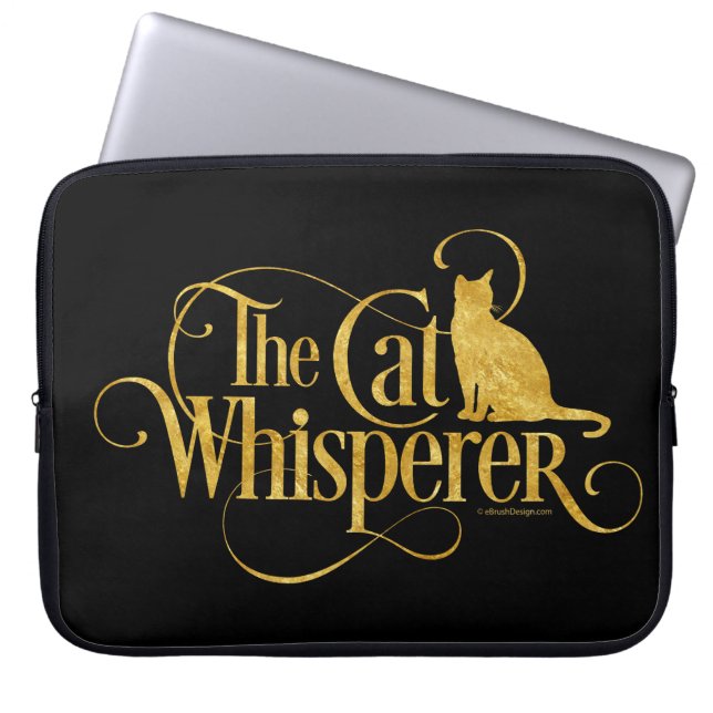 Funda Para Portátil The Cat Whisperer (Frente)