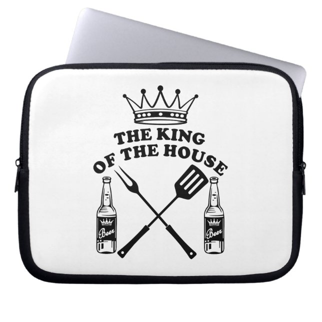 Funda Para Portátil The King of the House Beer (Frente)