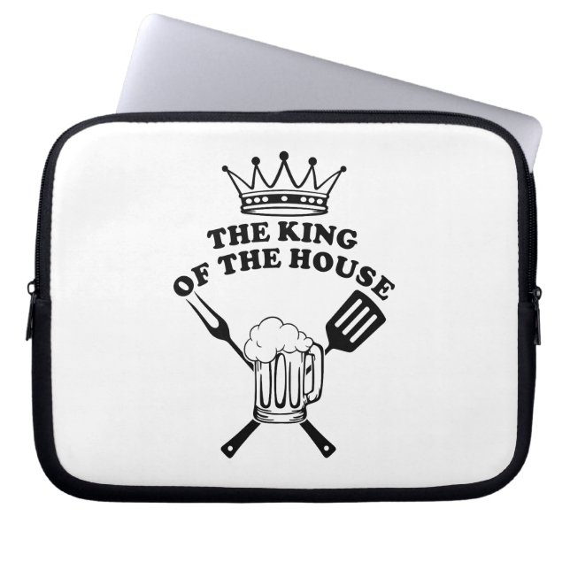 Funda Para Portátil The King of the House Beer (Frente)