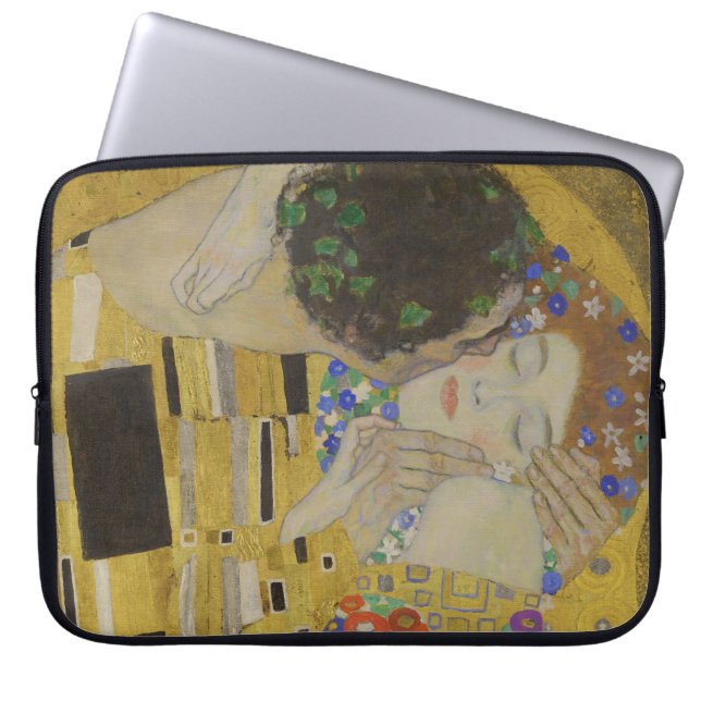 Funda Para Portátil The Kiss, Art Nouveau Oil Painting, Gustav Klimt (Frente)