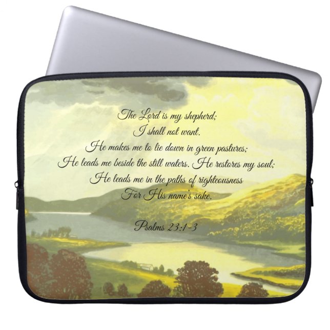 Funda Para Portátil The Lord is my Shepard  (Frente)