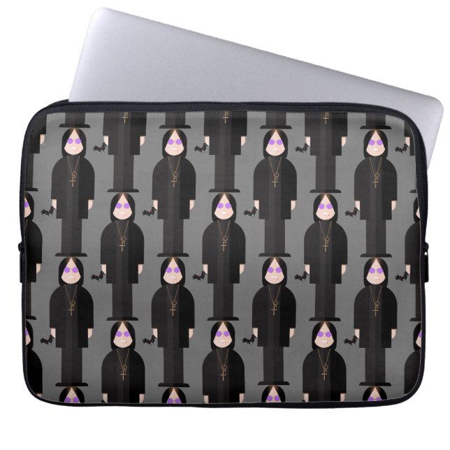 Funda Para Portátil The Prince of Darkness – Patterned Laptop Sleeve (Frente)