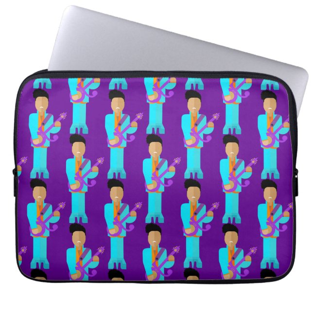 Funda Para Portátil The Purple Pixie – Patterned Laptop Sleeve (Frente)