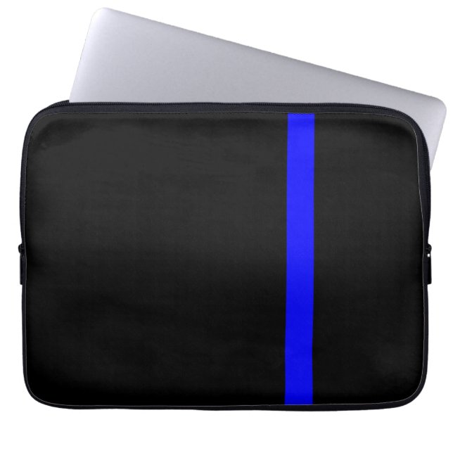 Funda Para Portátil The Symbolic Thin Blue Line Vertical Black (Frente)