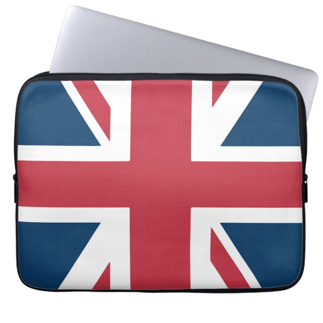 Funda Para Portátil The Union Jack British Flag Laptop Sleeve (Frente)