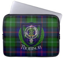 Thomson Scottish Clan Tartan and Crest