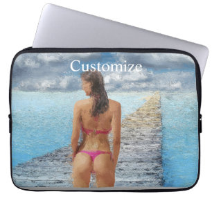 Funda Para Portátil Thunder_Cove, Chica de bikini