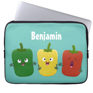 Funda Para Portátil Tía de pimiento picante capsicum trío canto person