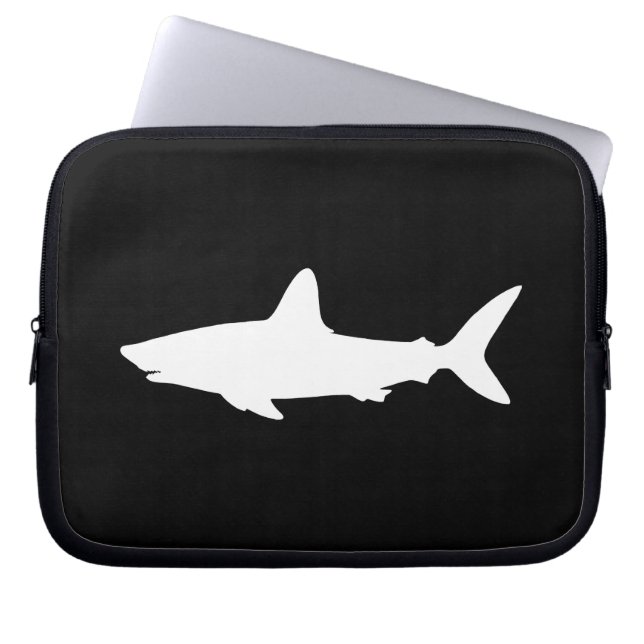 Funda Para Portátil Tiburón nadando (Frente)