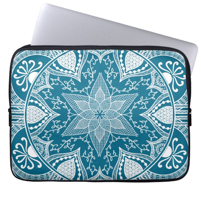 Funda Para Portátil Tidepool Mandala (Frente)