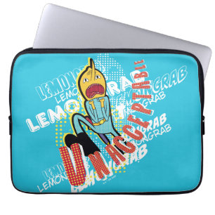 Funda Para Portátil Tiempo de aventura Agarra de limón "INACEPTABLE"