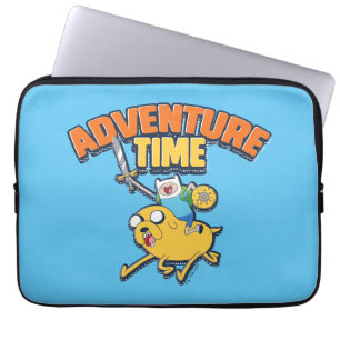 Funda Para Portátil Tiempo de aventura Finn Riding Jake