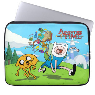 Funda Para Portátil Tiempo de aventura Gear de aventura de Finn