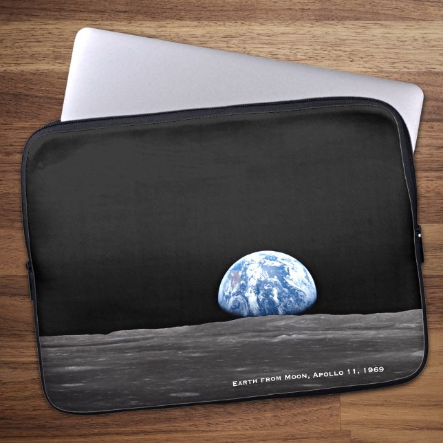 Funda Para Portátil Tierra en la Luna, Apolo 11, 1969 (Subido por el creador)