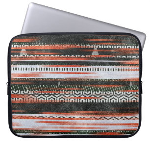 Funda Para Portátil Tierras de las tribus étnicas: diseño de alfombras