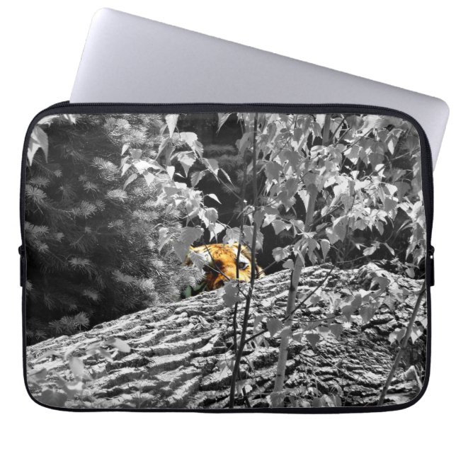 Funda para portátil Tiger Peek-a-boo (Frente)