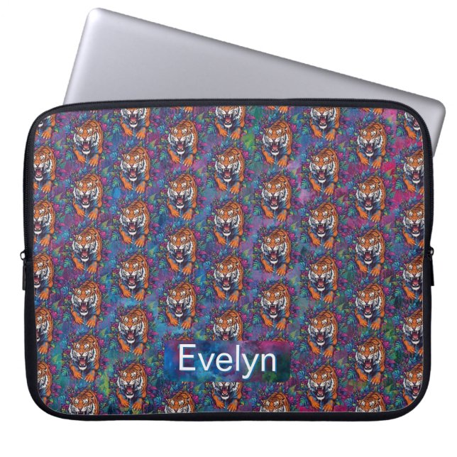 Funda Para Portátil Tigre (Frente)