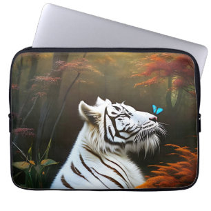 Funda Para Portátil Tigre Blanco Esos Momentos Amantes, Manga Portátil