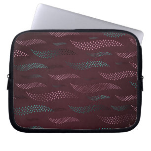 Funda Para Portátil Tigre de ondas (patrón estilizado) 6