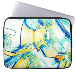 Funda Para Portátil Tinta deslizada no, imagen con manchas amarillas, 