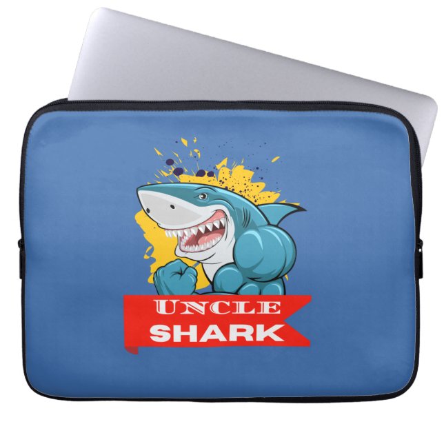 FUNDA PARA PORTÁTIL TÍO SHARK (Frente)