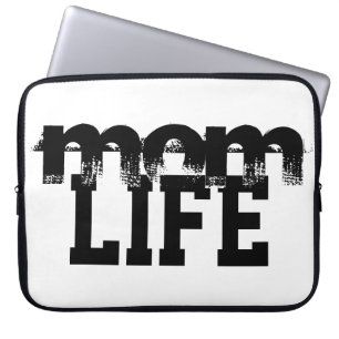 Funda Para Portátil tipografía divertida de MOM LIFE