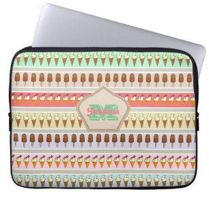 Funda Para Portátil Tiras de crema de hielo personalizadas