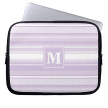 Tiras moradas monogramo