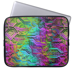 Funda Para Portátil titanio anodizado, holo arco iris: