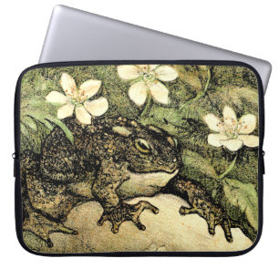 Funda Para Portátil Toad y dogwood de estilo Art Nouveau holandeses
