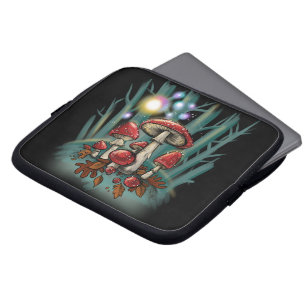 Funda Para Portátil Toadstool mushrooms~ funda portátil
