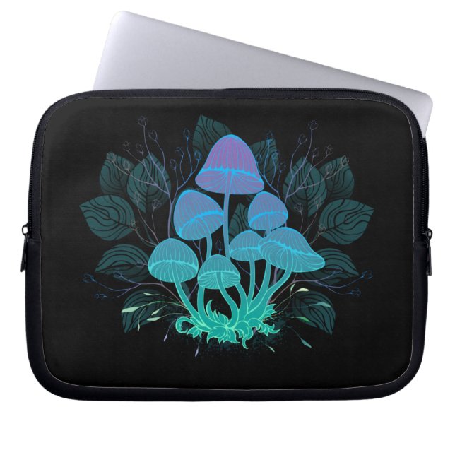 Funda Para Portátil Toadstools in Bushes (Frente)