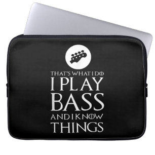 Funda Para Portátil Toco Una Graciosa Guitarra Bass