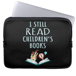 Funda Para Portátil Todavía leo libros para niños II
