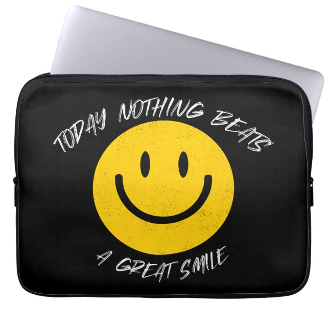 Funda Para Portátil Today Nothing Beats a Great Smile (Frente)