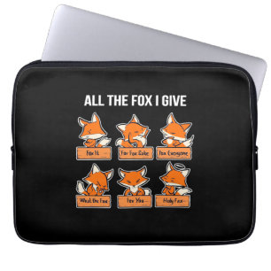 Funda Para Portátil Todo el Zorro que doy