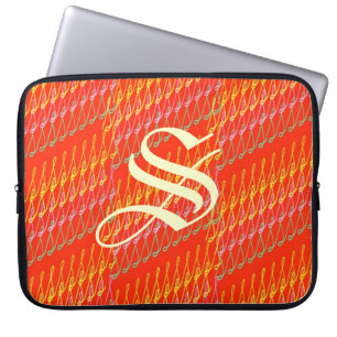 Funda Para Portátil Tono naranja de SsParade