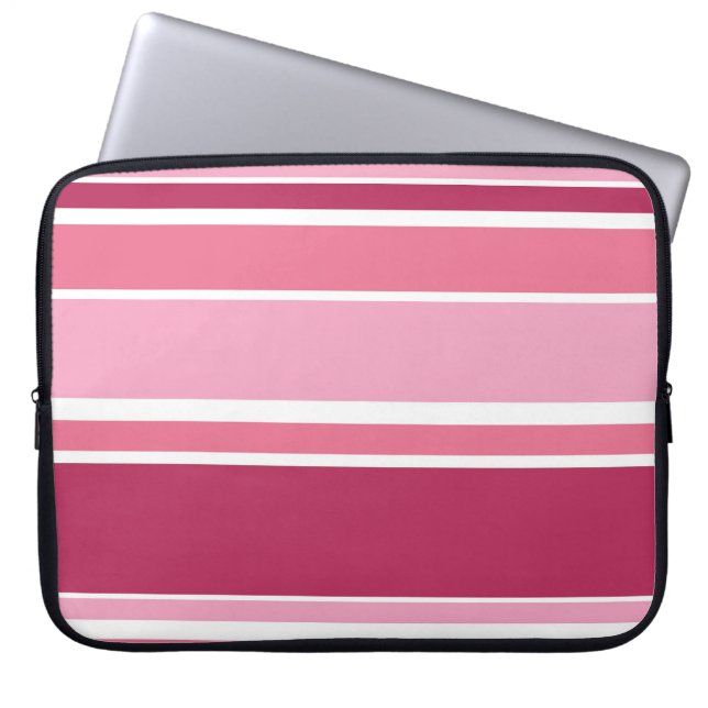 Funda Para Portátil Tonos rosas (Frente)