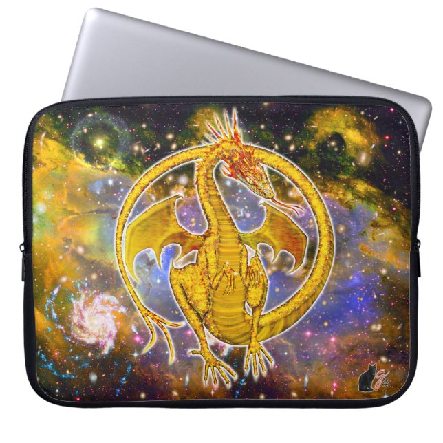 Funda para portátil Topaz Cosmic Dragon (Frente)