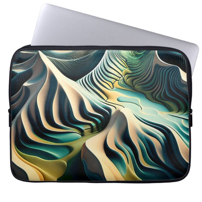 Funda Para Portátil Topographic Currents (Frente)