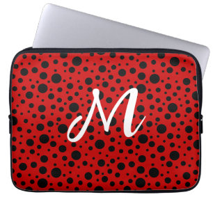 Funda Para Portátil Topos rojos